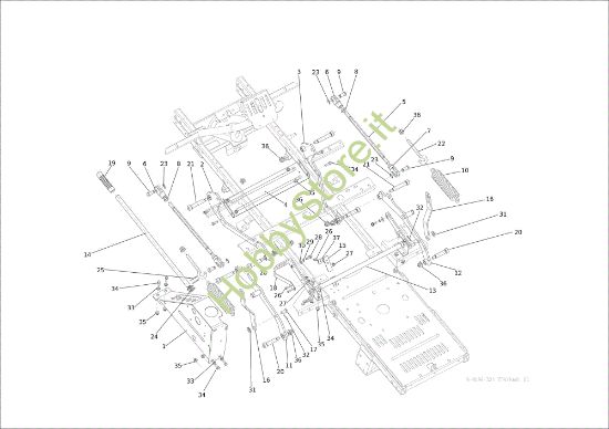 Picture of Regolazione piatto di taglio CHEYENNE 26 (KAWASAKI) Cat. 2023 Trattorino