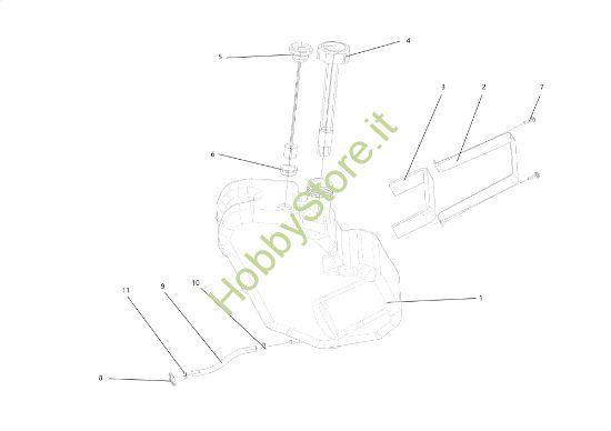 Picture of Serbatoio CHEYENNE 26 (KAWASAKI) Cat. 2023 Trattorino