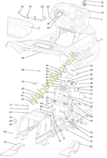 Picture of Cruscotto OM 107 L/16 KH (K1600AVD - EURO5) Cat. 2023 Trattorino