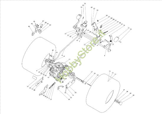 Picture of Trasmissione OM 107 L/24 KH (K2400AVD V-Twin - EURO5) Cat. 2023 Trattorino