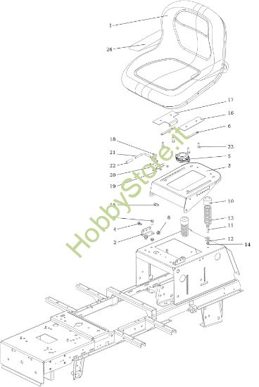 Picture of Cofano (1/2) OM 124/22 HP Cat. 2023 Trattorino