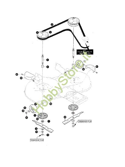 Picture of Lame e cinghie POLO 15.5 Trattorino