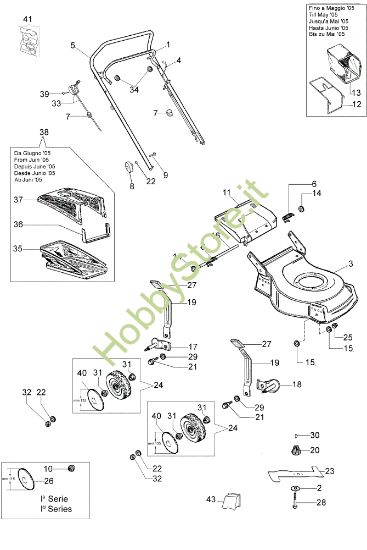 Picture of Esploso G 48 PBQ Rasaerba