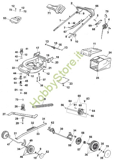 Picture of Esploso completo MAX 48 TBX Rasaerba