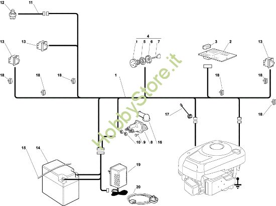 Picture of Parti elettriche OM 63C/6,5M Cat. 2001/2002 Trattorino