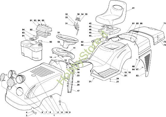 Picture of Carrozzeria OM 92C/13,5H Cat.2001 Trattorino