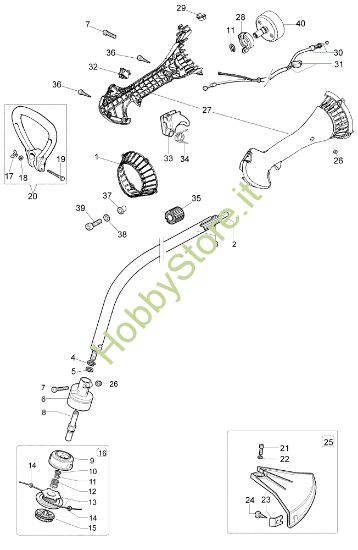 Picture of Trasmissione SPARTA 25 TR Decespugliatore