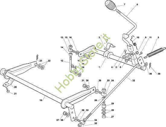 Picture of Sollevamento piatto di taglio OM 63C/6,5M Cat. 2003 Trattorino