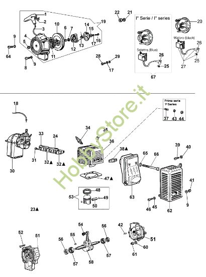 Picture of Avviamento e motore AM 190 Atomizzatore