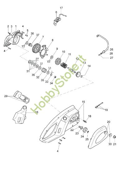 Picture of Ingranaggi OM 17 E Elettrosega