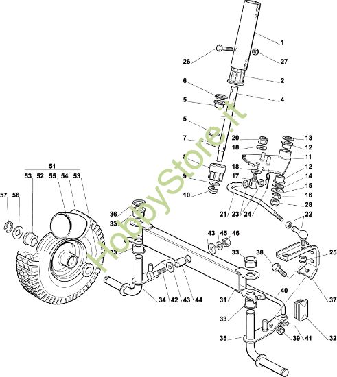Picture of Sterzo OM 63C/6,5M Cat. 2004 Trattorino