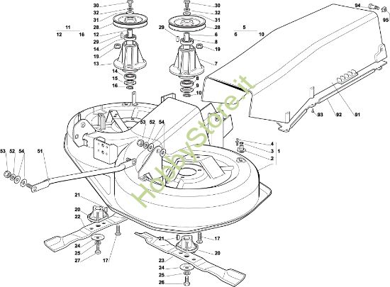 Picture of Piatto di taglio (2) OM 92C/13,5M Cat.2004 Trattorino