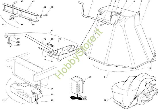Picture of Accessori a richiesta OM 92C/13,5M Cat.2004 Trattorino