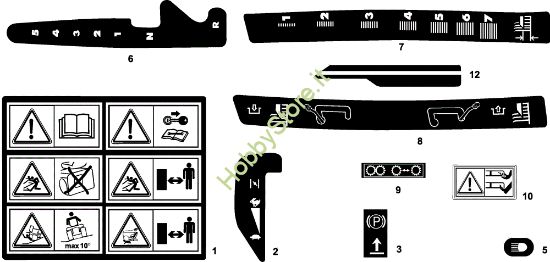 Picture of Etichette OM 92C/13,5M Cat.2004 Trattorino