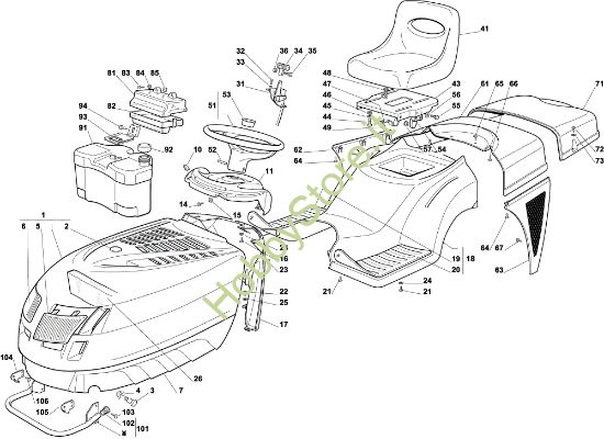 Picture of Carrozzeria OM 92C/13,5H Cat.2004 Trattorino
