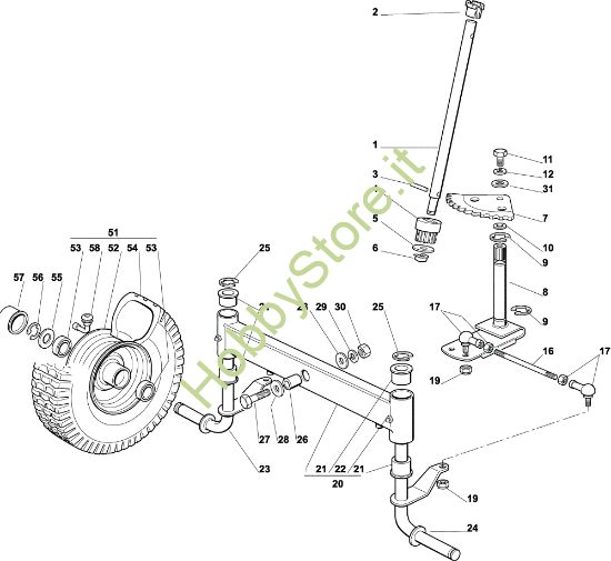 Picture of Sterzo OM 72C/12,5M Cat.2004 Trattorino