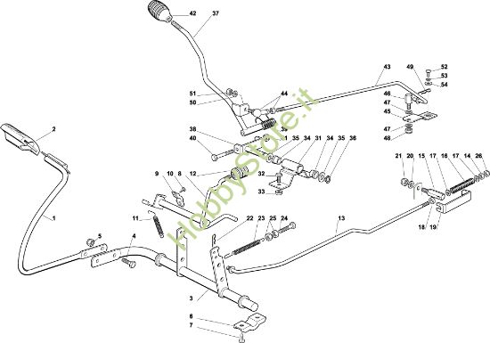 Picture of Comando freno e comando cambio OM 72C/12,5M Cat.2004 Trattorino