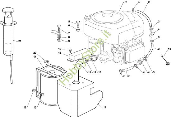 Picture of Motore OM 72C/12,5M Cat.2004 Trattorino