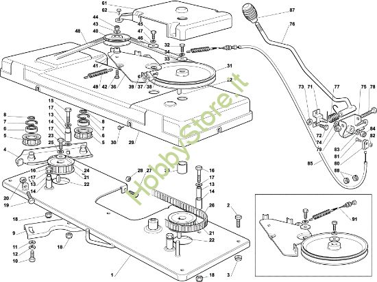 Picture of Piatto di taglio (1) OM 102C/20H Cat.2004 Trattorino