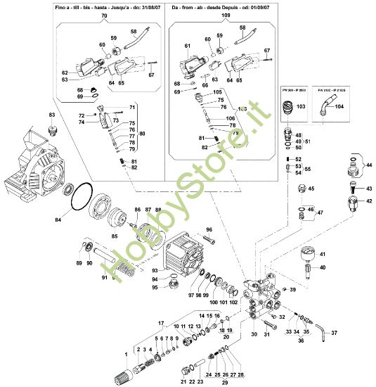 Picture of Motore 2 PW 210 C Idropulitrice
