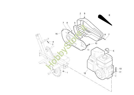 Picture of Cofanature MH 160 (EN709) Motozappa