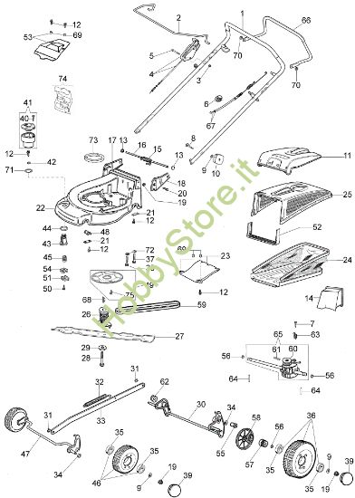 Picture of Esploso (Da Giugno '07) MAX 48 TBXM Plus-Cut Rasaerba