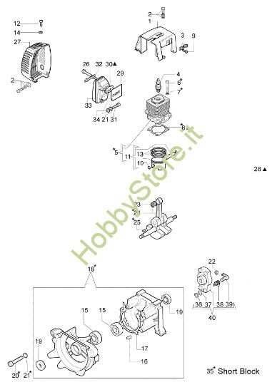 Picture of Motore 446 BP Ergo Decespugliatore