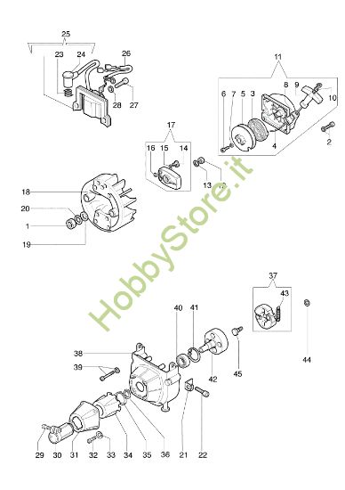 Picture of Avviamento e frizione 735 S Decespugliatore