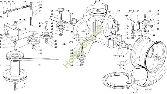 Picture of Trasmissione OM 92C/13,5H Cat.2005 Trattorino