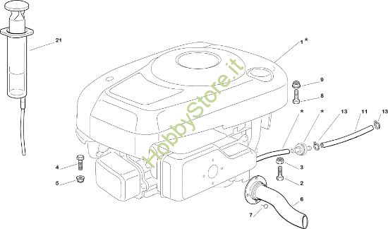 Picture of Motore OM 63C/6,5M Cat.2005 Trattorino