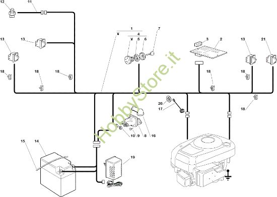 Picture of Parti elettriche OM 63C/6,5M Cat.2005 Trattorino