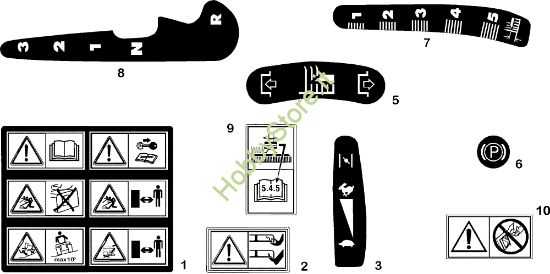 Picture of Etichette OM 63C/6,5M Cat.2005 Trattorino