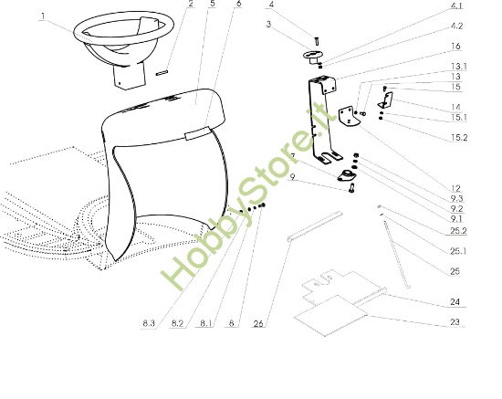 Picture of Cruscotto OM 124J/20 H Cat.2005 Trattorino