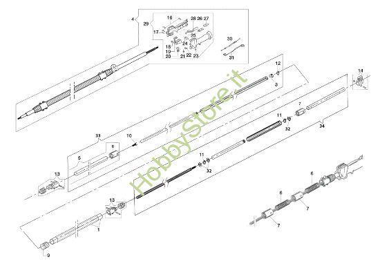 Picture of Asta (Trasmissione) PPX 250 Potatore