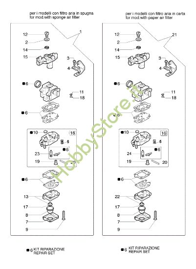 Picture of Carburatore WYK-104, WYK-143A 753 S Decespugliatore