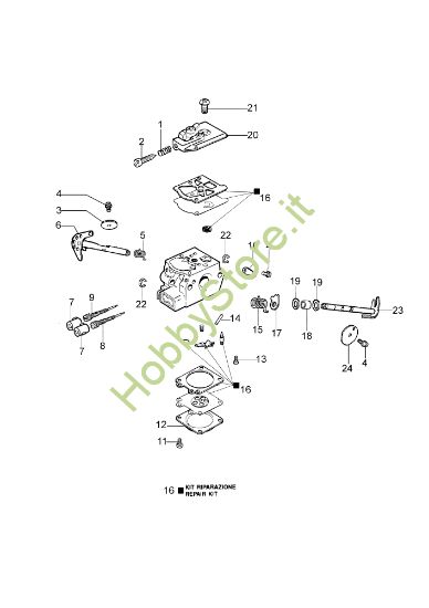 Picture of Carburatore WT-780D 941 C Motosega