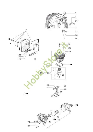 Picture of Motore SPARTA 42 S Decespugliatore