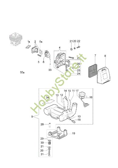 Picture of Serbatoio e filtro aria SPARTA 42 S Decespugliatore