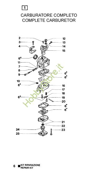 Picture of Carburatore WYK26-A SPARTA 26 S Decespugliatore