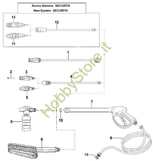 Picture of Accessori PW 135 C Idropulitrice