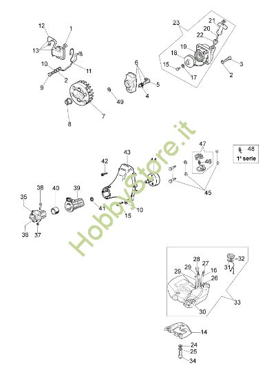Picture of Avviamento e serbatoio 725 S Decespugliatore