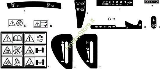Picture of Etichette OM 102C/17,5H Cat.2006 Trattorino