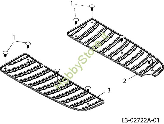 Picture of Pedane POLO 97/13,5 T Cat.2006 Trattorino