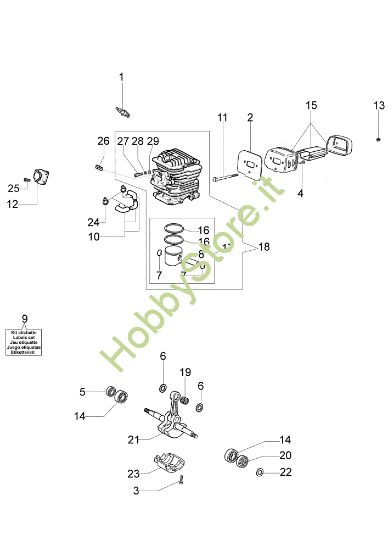 Picture of Motore GS 940 Motosega