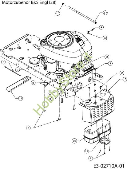 Picture of Motore POLO 108/17 H Trattorino