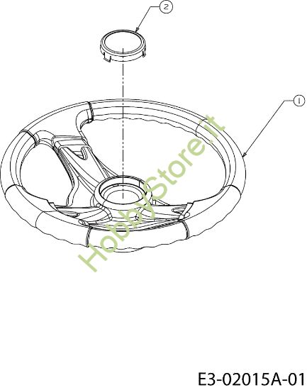 Picture of Volante POLO 108/17 H Trattorino