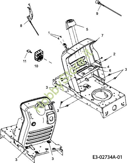 Picture of Cruscotto POLO 108/17 H Trattorino