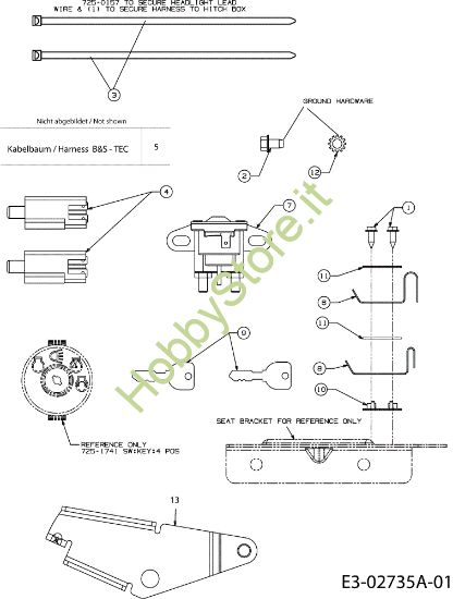 Picture of Schema elettrico POLO 108/17 H Trattorino