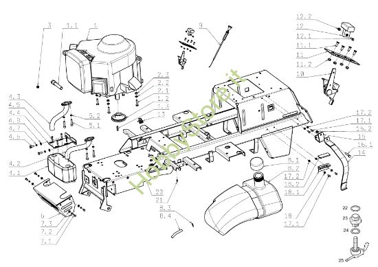 Picture of Motore OM 104J/20H Cat.2006-2007 Trattorino