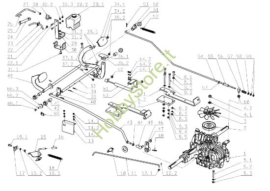 Picture of Trasmissione OM 104J/20H Cat.2006-2007 Trattorino